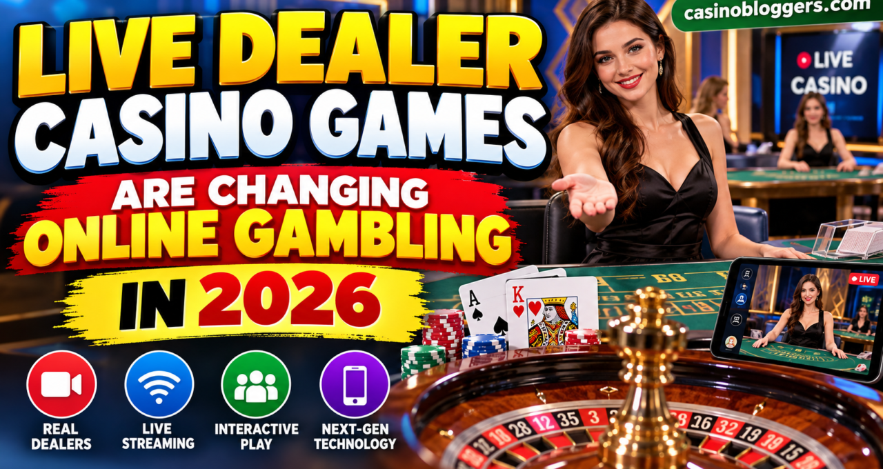Live dealer casino games changing online gambling in 2026