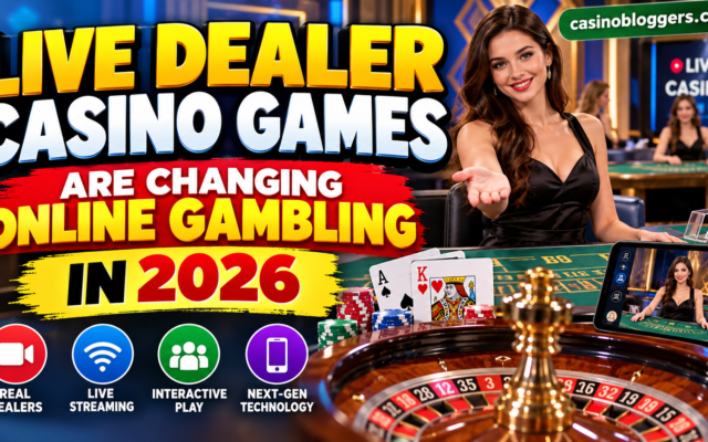 Live dealer casino games changing online gambling in 2026
